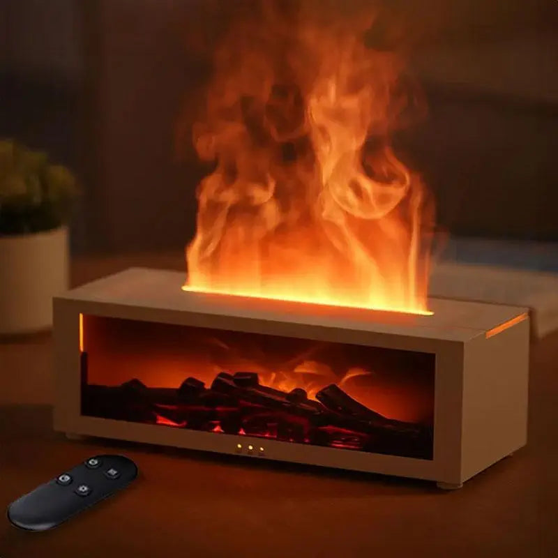 3D Flame Mist Diffuser – Cozy Bonfire Vibes 🔥