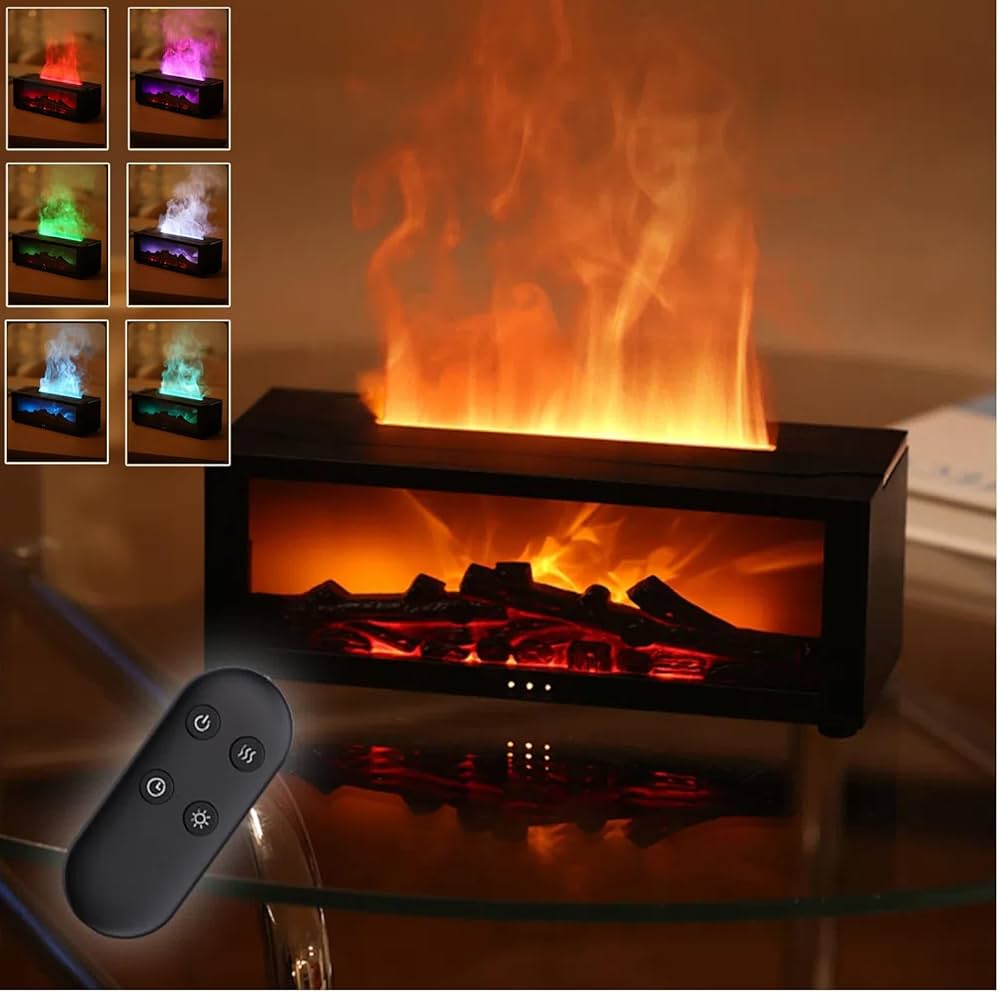 3D Flame Mist Diffuser – Cozy Bonfire Vibes 🔥