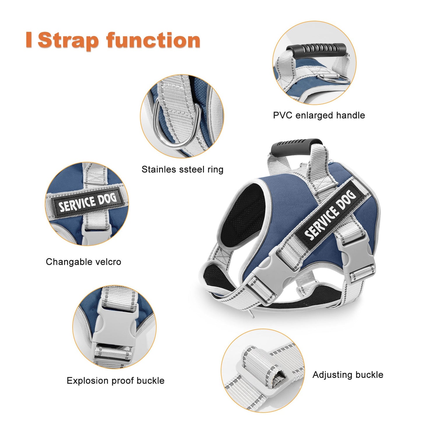 Pet Products Dog Leash Reflective Pet Harness Walking Dog Rope Explosion-proof Rush