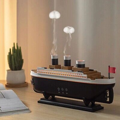 Titanic Ship Shaped LED Humidifier with Wireless Remote Control 🚢
