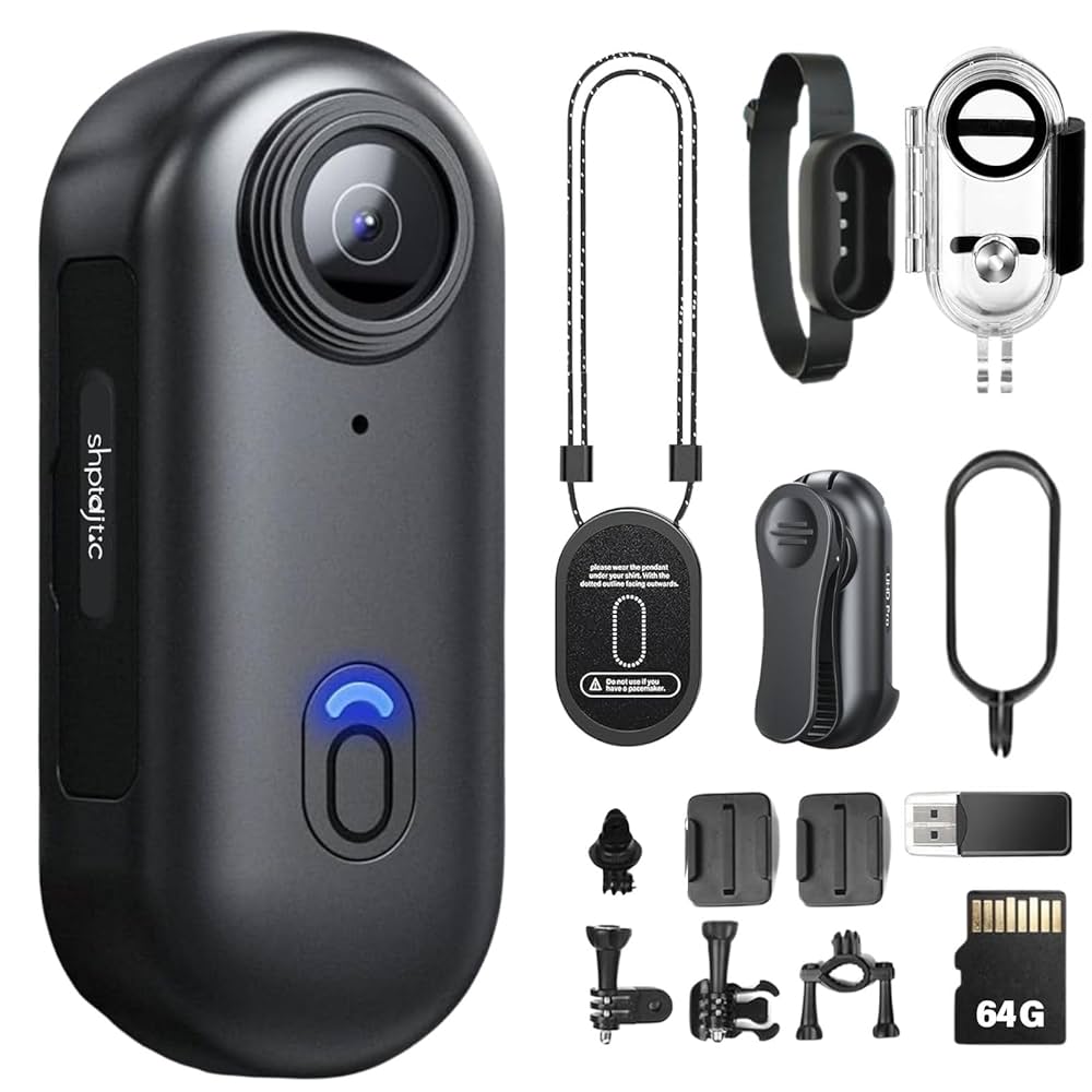 🎥 4K Mini Sports Cam | Waterproof • WiFi • Helmet Mount