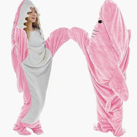 Pink Shark Sleeping Bag