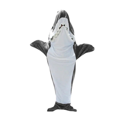 Cross-border New Shark Sleeping Bag Shark Blanket Air-conditioning Blanket Flannel Super Soft Outer Wearing Mixed Batch